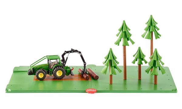 SIK5605 - Conjunto forestal con tractor ref 1974 dimensiones 54x27cm - 1