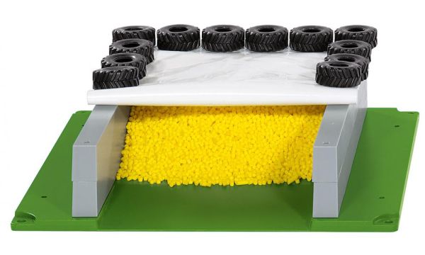 SIK5606 - Silo con lona 12 neumáticos y grano de 27x27cm - 1