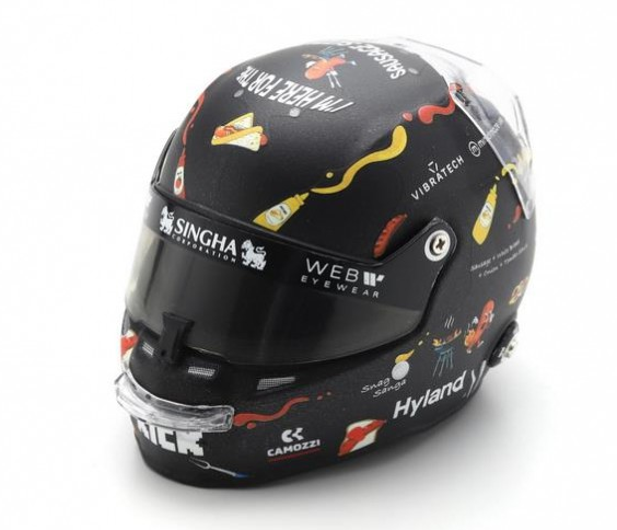 SPA5HF156 - Casco - Valtteri Bottasi - Stake F1 Team Kick Sauber GP Australia 2024 - 1