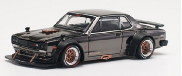 PR64-97 - Nissan Skyline GT-R V8 Negro - 1