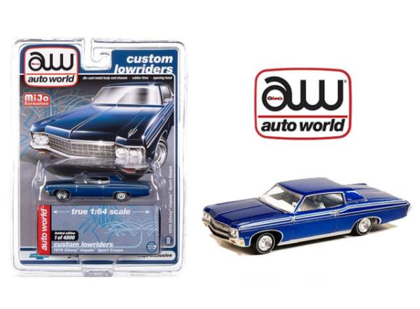 AWCP7666 - CHEVROLET Impala SS Hard Top de 1970 azul - 1