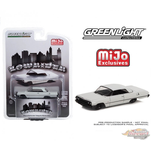 GREEN51465 - CHEVROLET Impala lowrider de 1963 blanco - 1