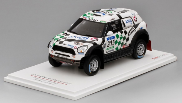 TSM430237 - MINI All4 Racing #315 AXION X-raid Team HIRVONEN PERIN 4º Rally Dakar 2016 - 1