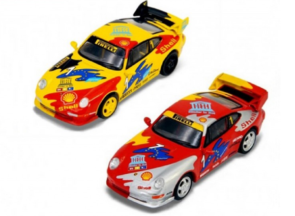 SPAYCOMBO64006 - PORSCHE 911 Carrera Cup 1993 SHELL COMBO con alerón trasero - 1