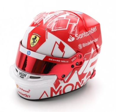 LOSLSHEL001 - Casco - Charles LECLERC - GP Mónaco 2024 - 1