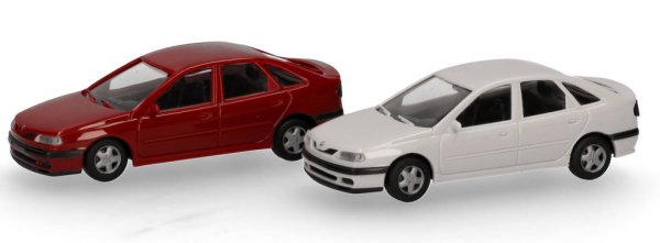 HER014113 - RENAULT Laguna rojo y blanco - 2 piezas para montar - 1