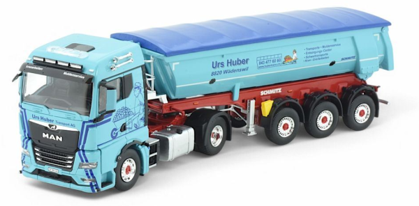 TEK86007 - MAN TGX GM 4x2 con volquete 3 ejes URS HUBER - 1