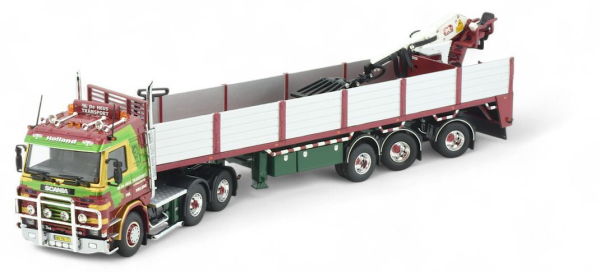 TEK86655 - SCANIA 143 6x4 con remolque de 3 ejes DE HEUS - 1