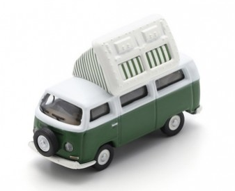 SCH26779 - VOLKSWAGEN T2 Campingbus verde y blanco - 1