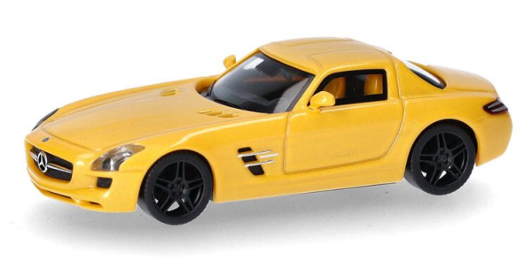 HER430784-003 - MERCEDES BENZ SLS AMG amarillo metalizado - 1
