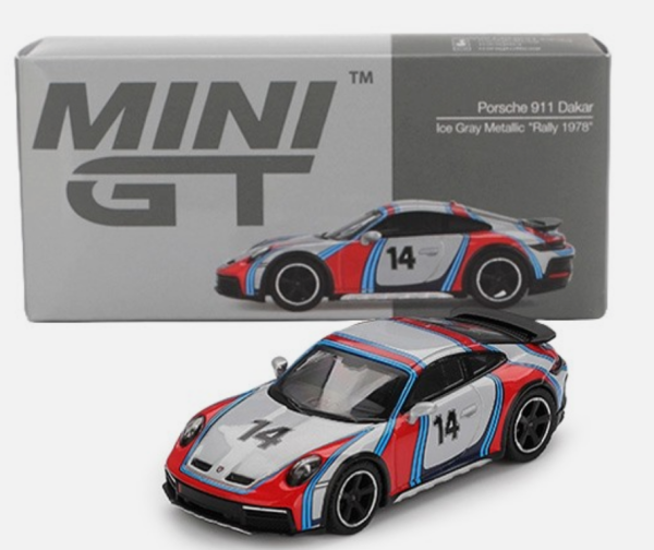 MGT00964-L - PORSCHE 911 992 Dakar gris hielo metalizado - Rallye Tribute 2024 - 1