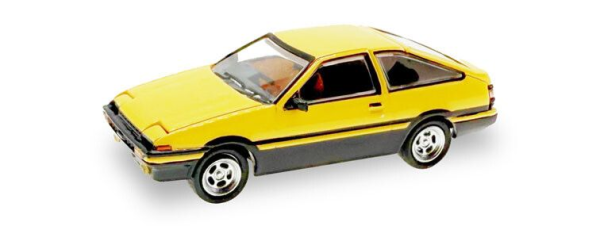 HER87MC000040 - TOYOTA Corolla AE86 amarillo - 1