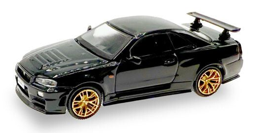 HER87MC000046 - NISSAN GTR 34 negro - 1