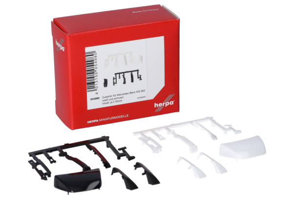 HER054980 - Kit Mercedes-Benz NG, alerón de techo, parachoques adicional, deflectores, toma de aire - 1