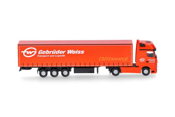 HER066891 - MERCEDES BENZ Actros Gigaspace 4x2 con remolque de 3 ejes GEBRUDER WEISS - 1