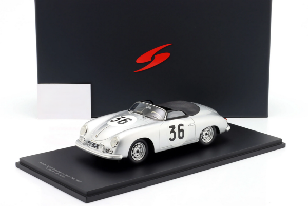 SPA18S677 - PORSCHE 356 Speedster n.º 36, 24 Horas de Le Mans 1957, M. STOLINE-R. BOUREL - 1