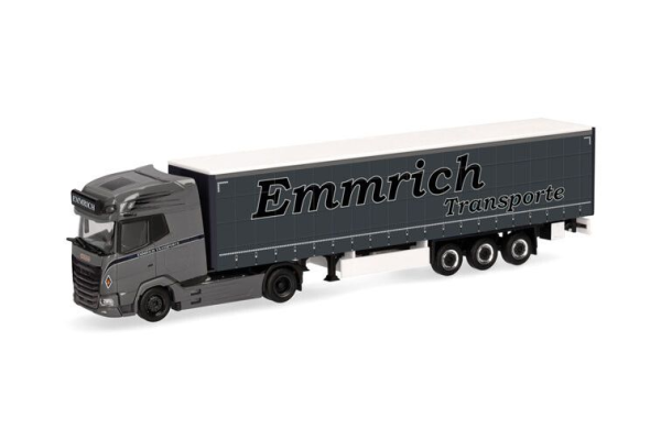 HER320474 - DAF XG 4x2 con remolque de 3 ejes EMMRICH TRANSPORTE - 1