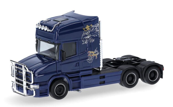 HER319423-002 - SCANIA HAUBER - TORPEDO Topline 2004 6x4 azul - 1