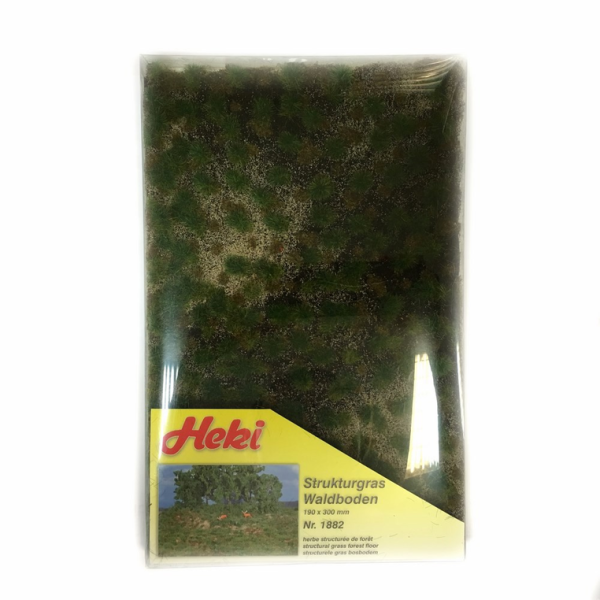 HEK1882 - Alfombra de hierba para suelo forestal - 21 x 29 cm - 1