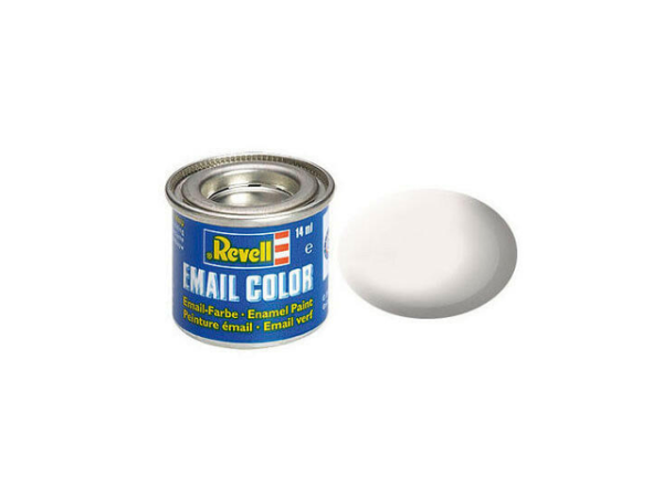 REV32105 - Pintura esmalte blanco mate 14ml - 1