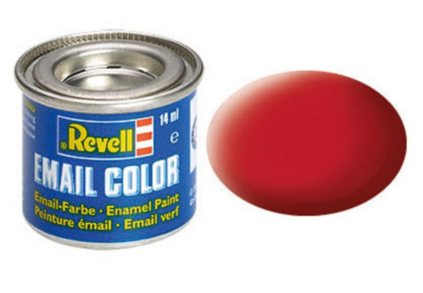 REV32136 - Pintura esmalte rojo carmín mate 14ml - 1