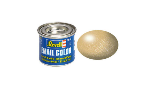 REV32194 - Pintura esmalte dorado metalizado 14ml - 1