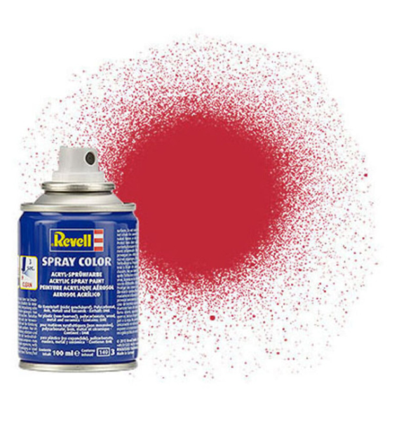 REV34136 - Pintura acrílica en spray rojo carmín mate 100ml - 1