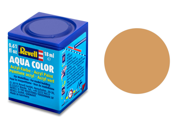 REV36117 - Pintura acrílica marrón África mate tarro 18 ml - 1