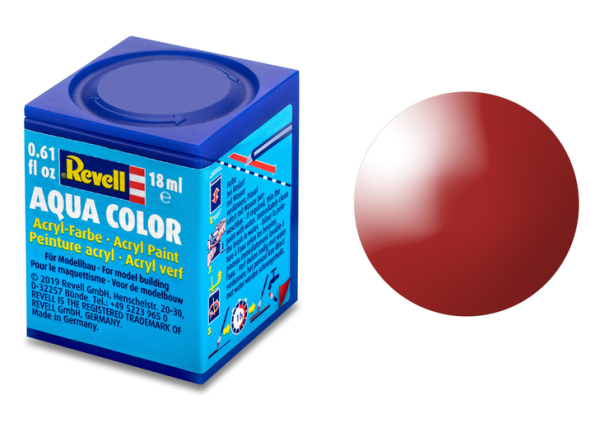REV36131 - Pintura acrílica rojo fuego brillante tarro 18 ml - 1
