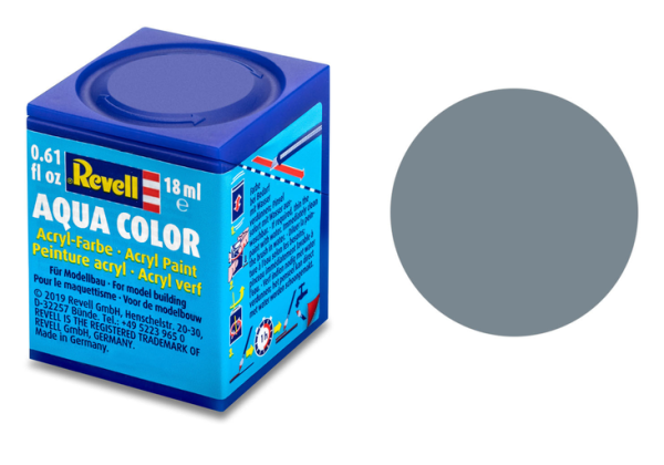 REV36157 - Pintura acrílica gris mate bote 18 ml - 1