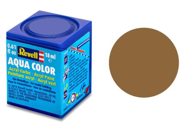REV36182 - Pintura acrílica tierra oscura mate bote 18 ml - 1