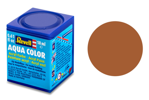 REV36185 - Pintura acrílica marrón mate bote 18 ml - 1