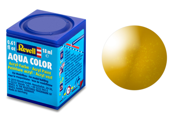 REV36192 - Pintura acrílica latón metalizado bote 18 ml - 1