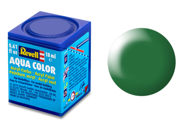 REV36364 - Pintura acrílica verde follaje satinado bote 18 ml - 1