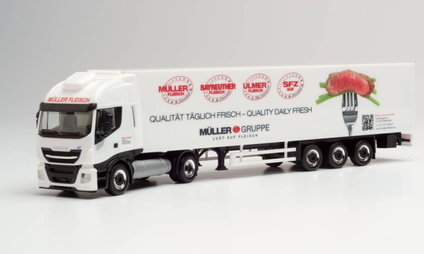 HER312257 - IVECO Stralis Np 4x2 con remolque frigorífico 3 Ejes MÜLLER - 1