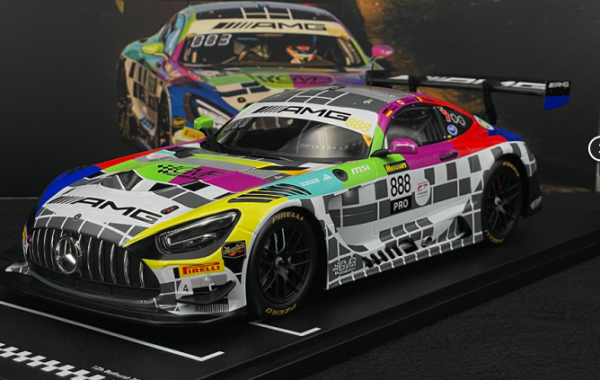 IXO-LEGT18-25BAT888 - MERCEDES-BENZ AMG GT3 EVO MERCEDES-AMG TEAM GMR n.º 888 12 Horas de Bathurst 2025 M. ENGEL-M. MARTIN-M. GRENIER - 1