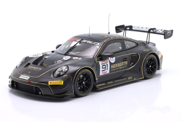 IXO-LEGT18-91SP25 - PORSCHE 911 GT3 R HERBERT MOTORSPORT n.º 91 24 Horas de Spa 2025 R. BOLN-A. JEFFERIES-A. RENAUER-R. RENAUER - 1