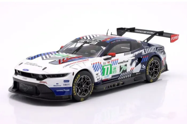IXO-LEGTMUS-LM25077 - FORD Mustang GT3 Proton Competition n.º 77, 24 Horas de Le Mans 2025: B. BARKER, B. SOUSA y B. TUCK - 1