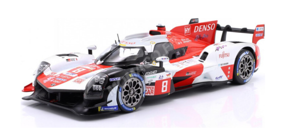 IXO-LEGT-TYGR23LM08 - TOYOTA GR010 Hybrid n.º 8, 24 Horas de Le Mans 2023, 2.º puesto: S. BUEMI, B. HARTLEY, R. HIRAKAWA - 1