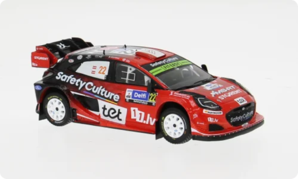 IXORAM990B.22 - FORD Puma Rally 1 n.º 22 Rally de Estonia 2025 M. SESKS-R. FRANCEVIC - 1