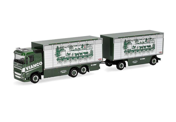 HER320832 - VOLVO FH FD 6x2 para transporte de ganado con remolque de 1+1 ejes VIANCO - 1