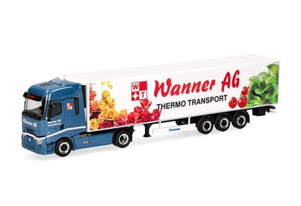 HER321242 - RENAULT T 4x2 con remolque frigorífico de 3 ejes WANNER AG - 1