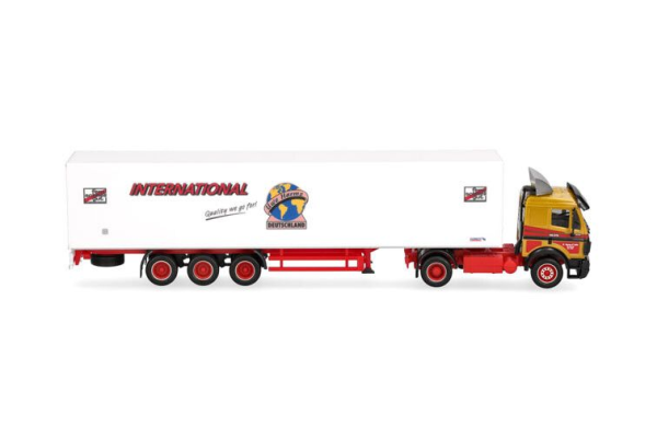HER320450 - MERCEDES BENZ SK 1988 4x2 con remolque de 3 ejes UWE HARMS INTERNATIONAL - 1