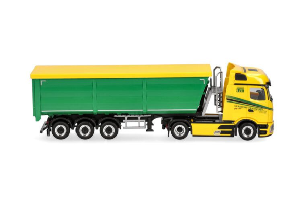 HER321006 - MERCEDES BENZ Actros L ProCabin B 4x2 con volquete de 3 ejes de GERSDORF TRANSPORT - 1