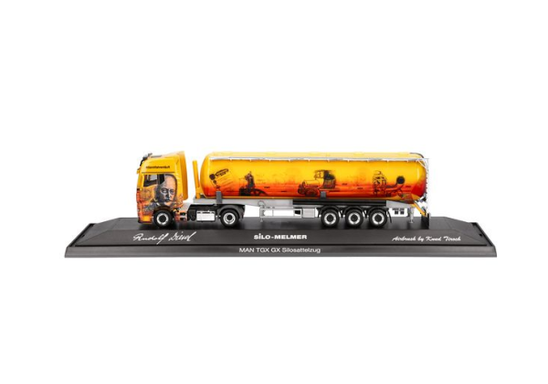HER122351 - MAN TGX GX 4x2 con silo de 3 ejes MELMER - RUDOLF DIESEL - 1