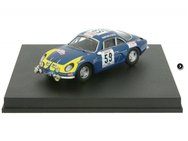 TRO0841 - RENAULT Alpine A110 n.º 59, Tour de Córcega 1976, PL.MOREAU-P.BARON - 1