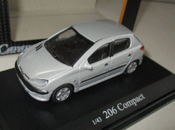 CAR42490 - PEUGEOT 206 plateado - 1