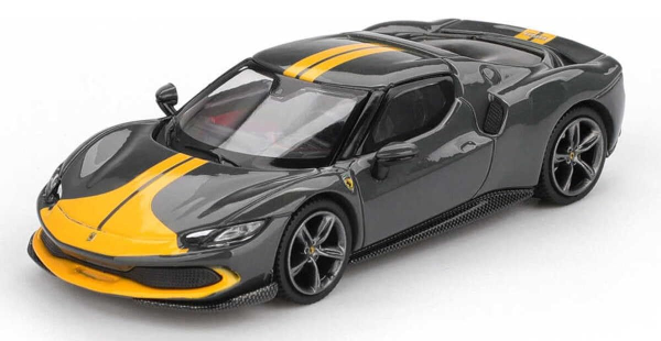 BBRFER64007 - FERRARI 296 GTB Assetto Fiorano gris oscuro 2024 - 1