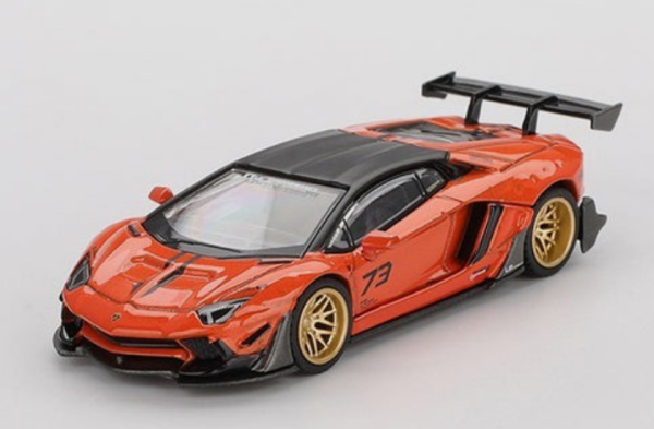 MGT01133-R - LAMBORGHINI Aventador LB Works, edición limitada naranja MDX, 2025 - 1