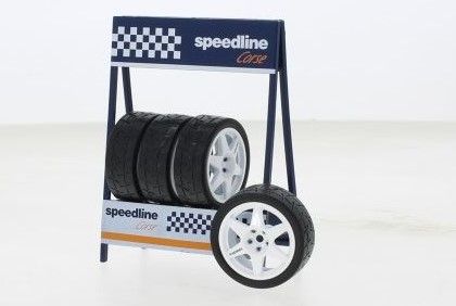 IXO18SET016W - 4 neumáticos speedline Corse blanco - 1